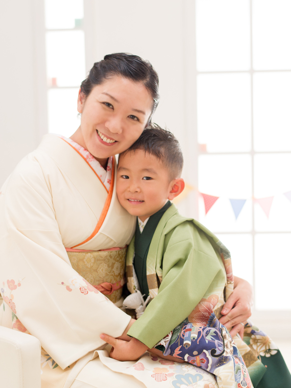 ママ 着物 三歳 五歳 七歳 七五三 和装 着物