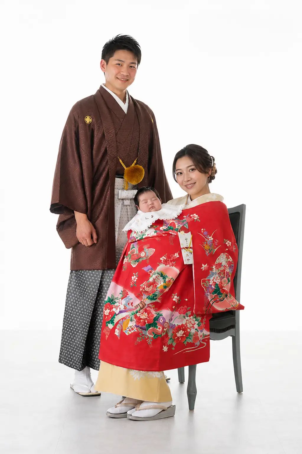 お宮参り 家族写真
