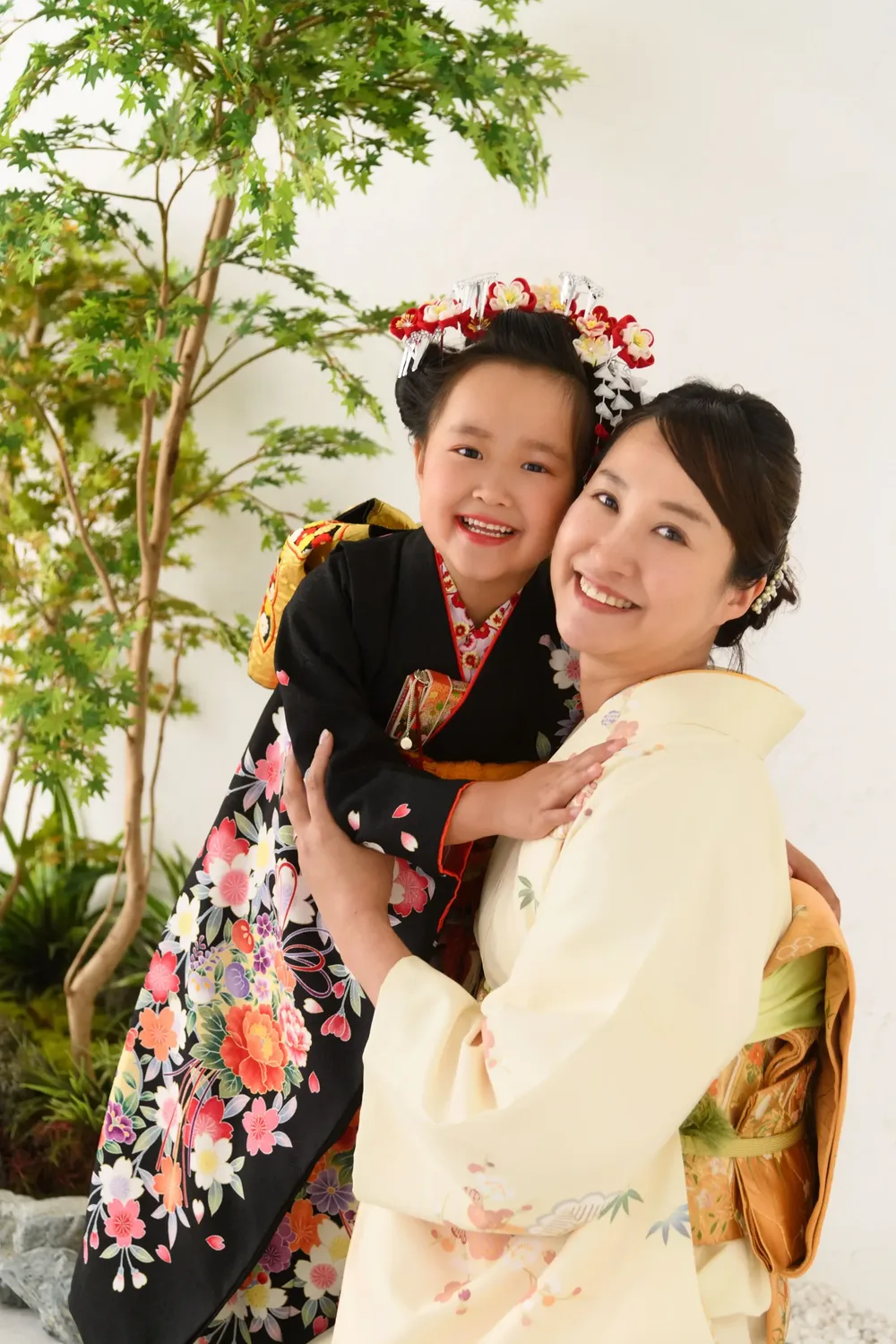 ママと着物で