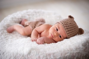 ニューボーンフォト 新生児 赤ちゃん 衣裳 くま pomponner