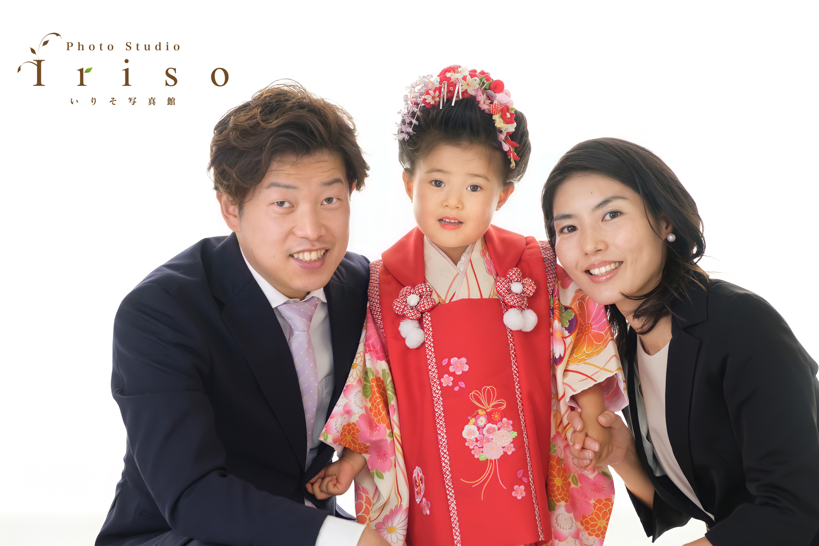 狭山市からお越しのRinaちゃん、3才七五三の撮影です。｜いりそ写真館