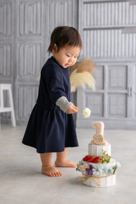 狭山市からお越し1歳BD記念のFちゃん