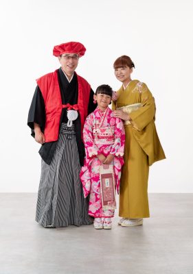 狭山市からお越し７歳七五三のSちゃん