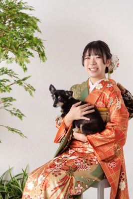 狭山市からお越し成人記念のWさん