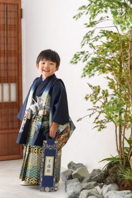 富士見市からお越し5歳七五三のTくん