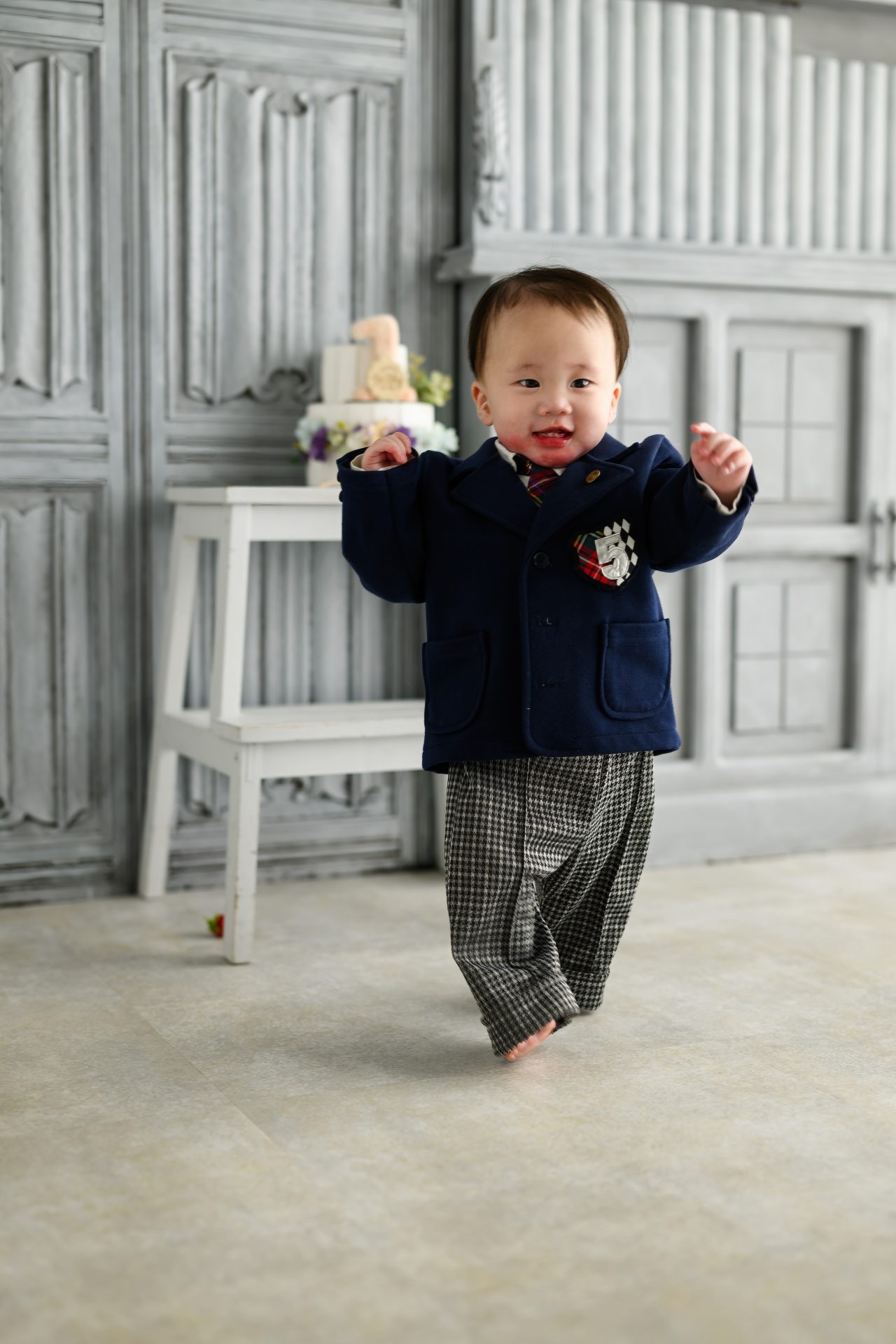 1歳になって歩けるようになりました
