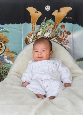 狭山市からお越しお宮参りのSくん