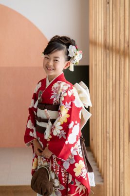 狭山市からお越し7歳七五三のMちゃん