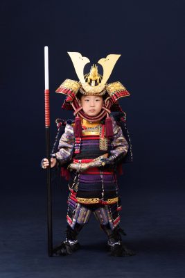 狭山市からお越し５歳七五三のRくん