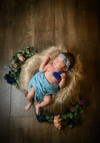 おくるみ男の子