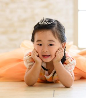 狭山市からお越し３歳七五三のＭちゃん