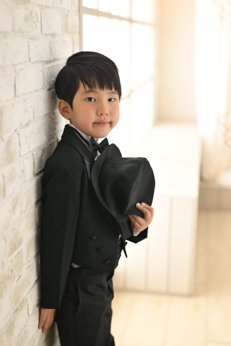 狭山市からお越し5歳七五三のHくん