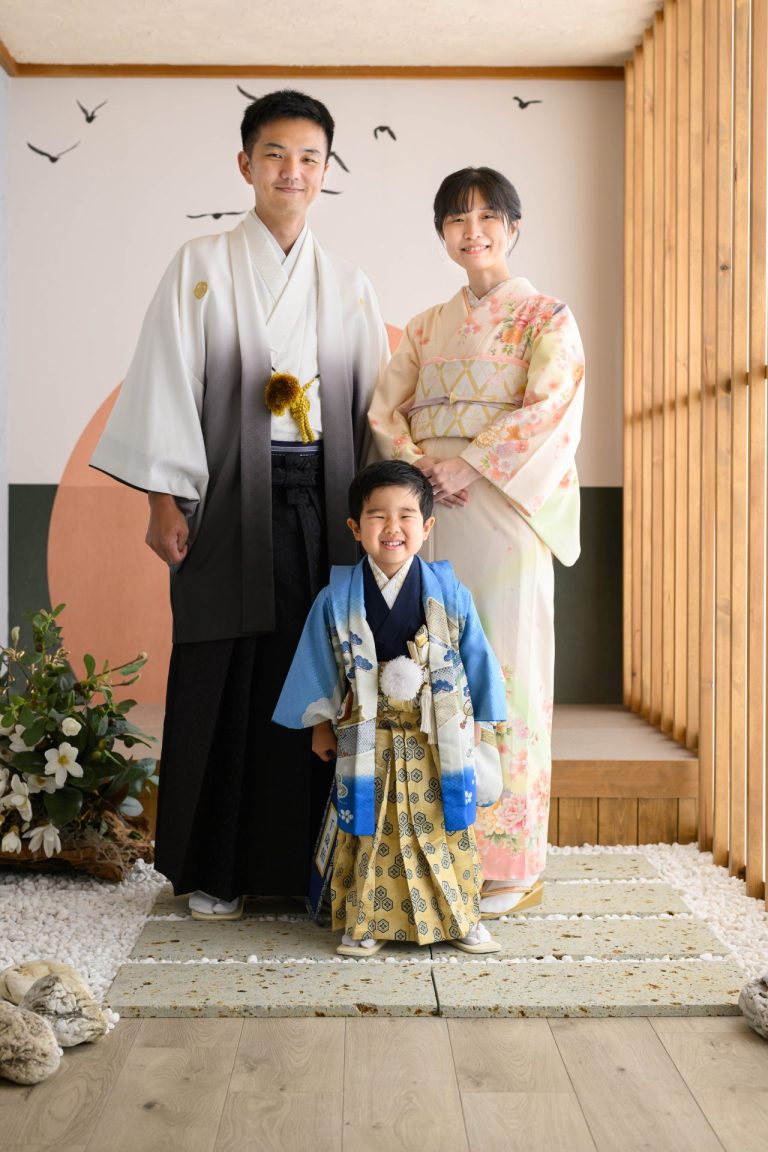 狭山市からお越し5歳七五三のSくん