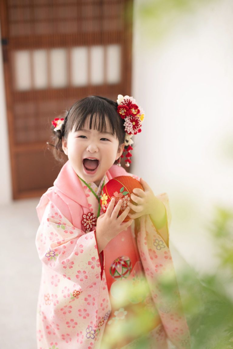 狭山市からお越し3歳七五三のMちゃん