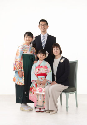 所沢市からお越し7歳七五三のＫ様
