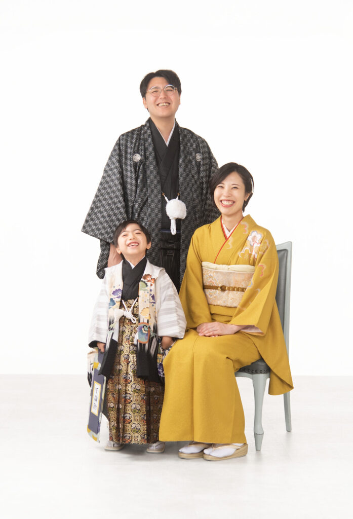 狭山市からお越し5歳七五三のYくん